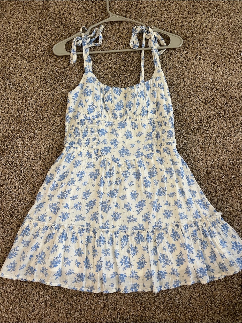 Blue Floral Dress